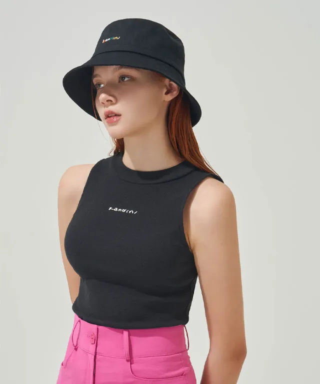 KANDINI Logo Bucket Hat - Black