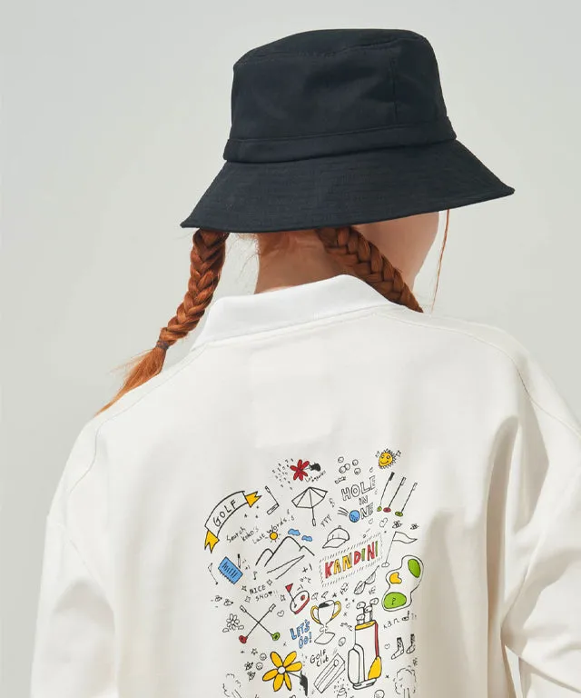 KANDINI Logo Bucket Hat - Black