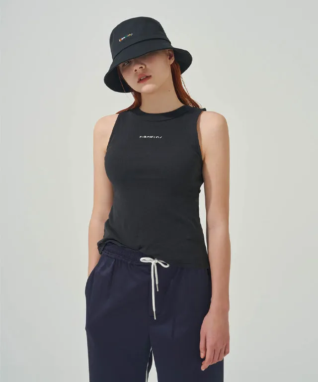 KANDINI Logo Bucket Hat - Black