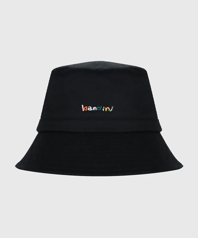 KANDINI Logo Bucket Hat - Black