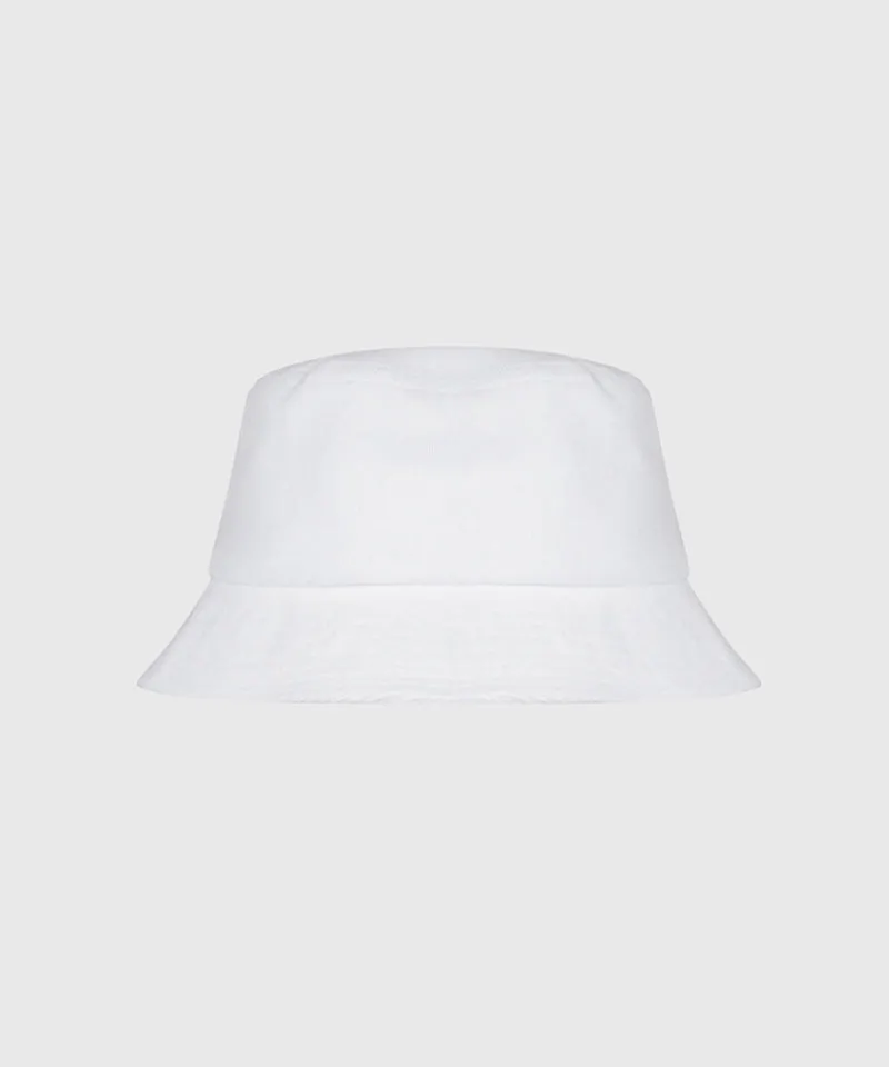 KANDINI Terry Bucket Hat - White(Green)