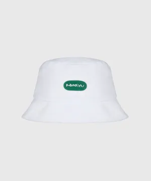 KANDINI Terry Bucket Hat - White(Green)