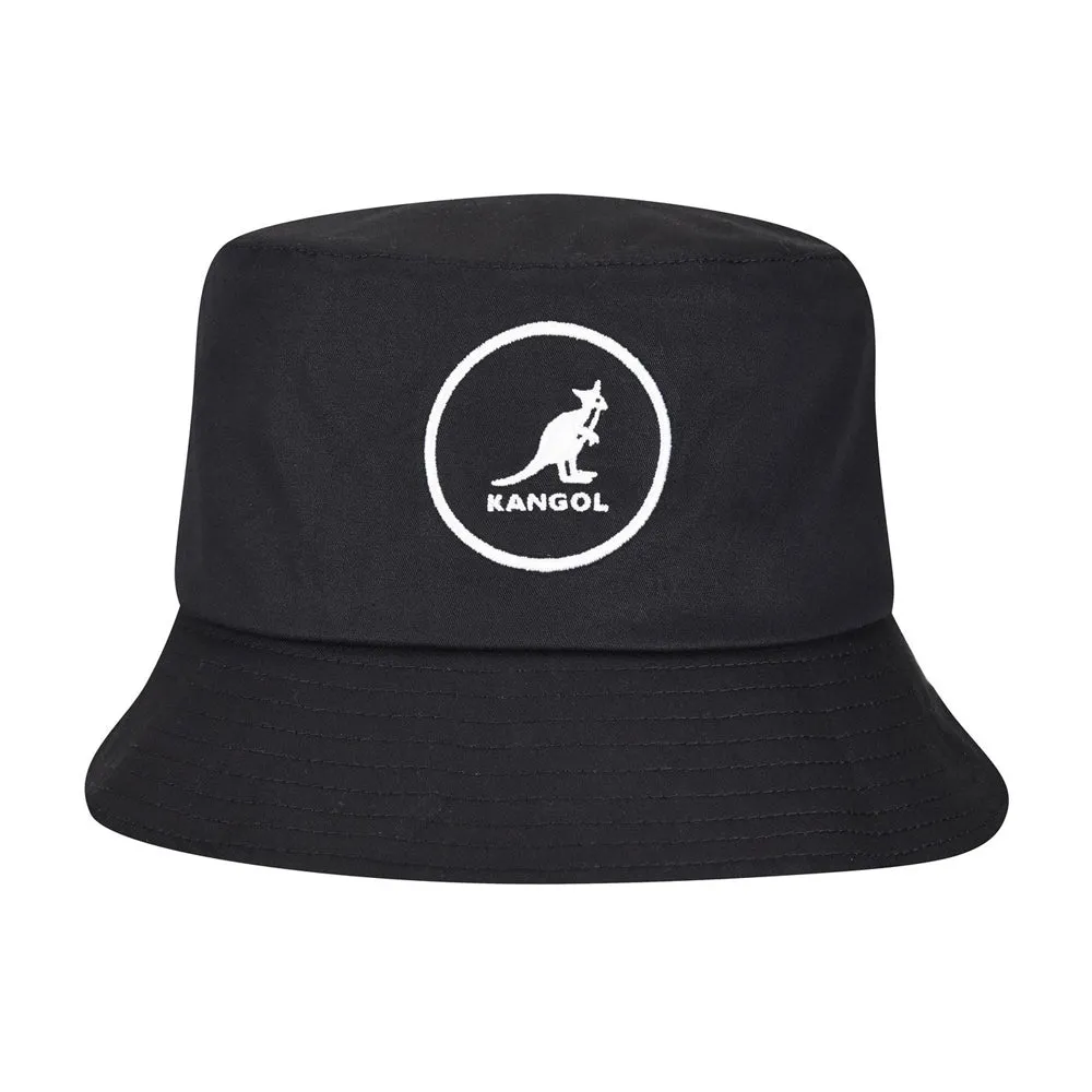 Kangol - Cotton - Bucket Hat - Black