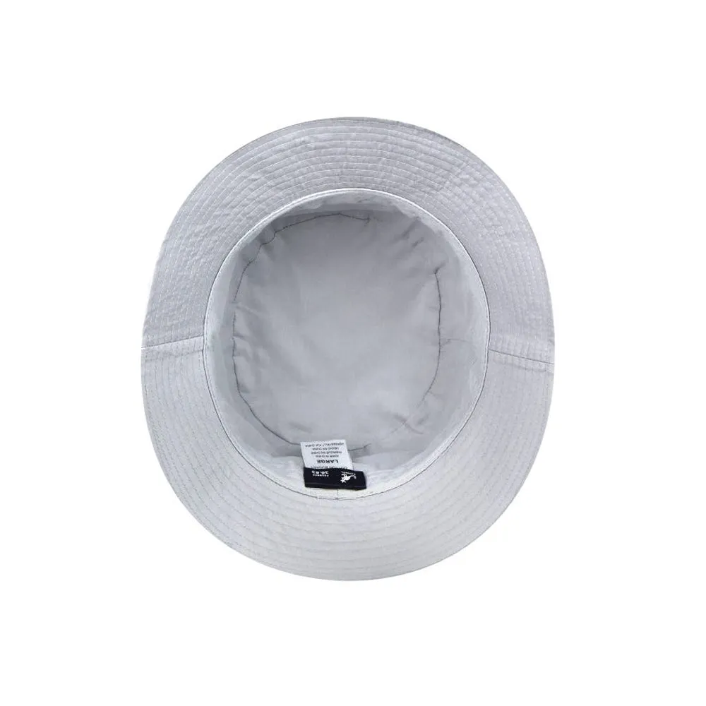 Kangol - Cotton - Bucket Hat - Light Grey