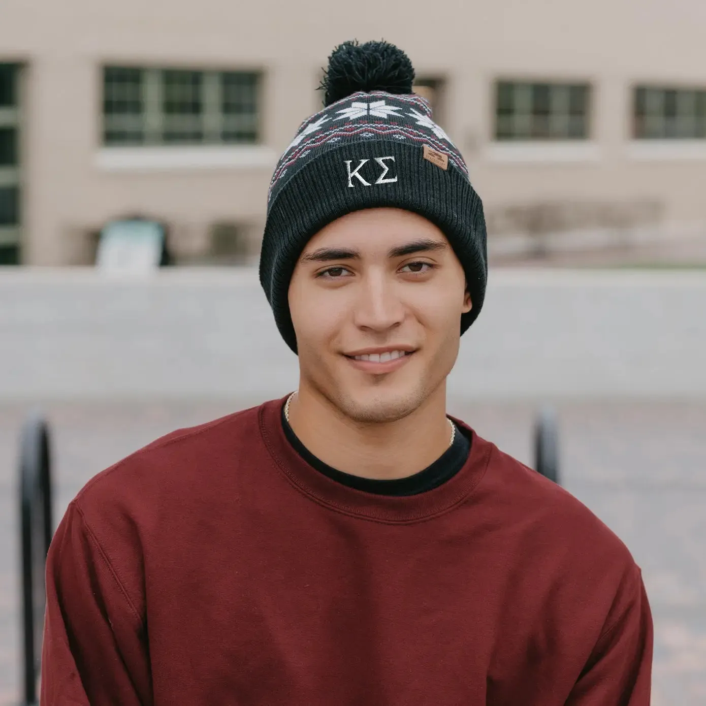 Kappa Sig Knitted Pom Beanie