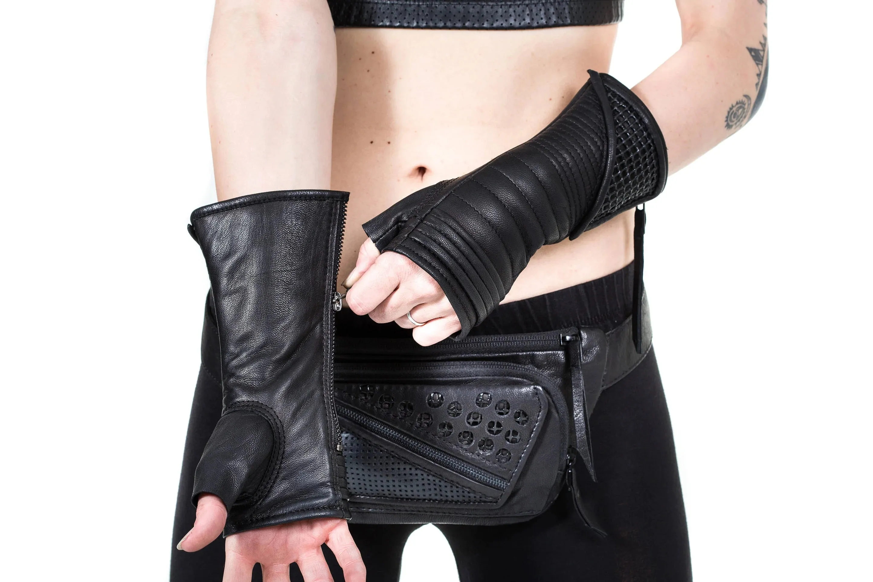KAVALRY NET KOMBAT Leather Gloves