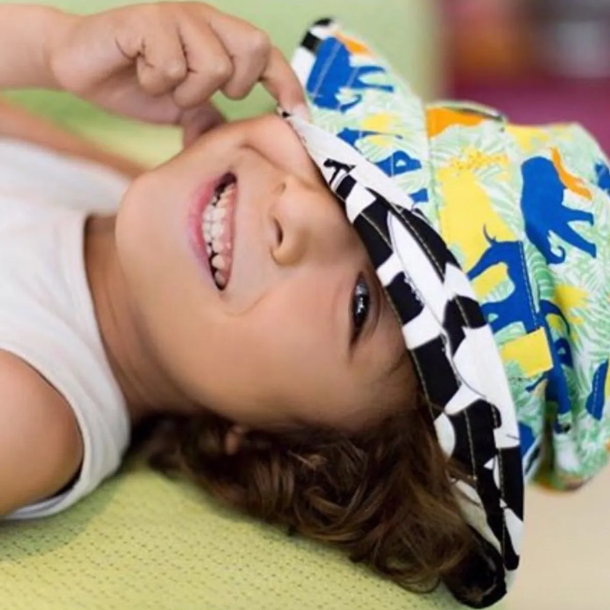 Kids Adventurer Bucket Hat: Ele-folk