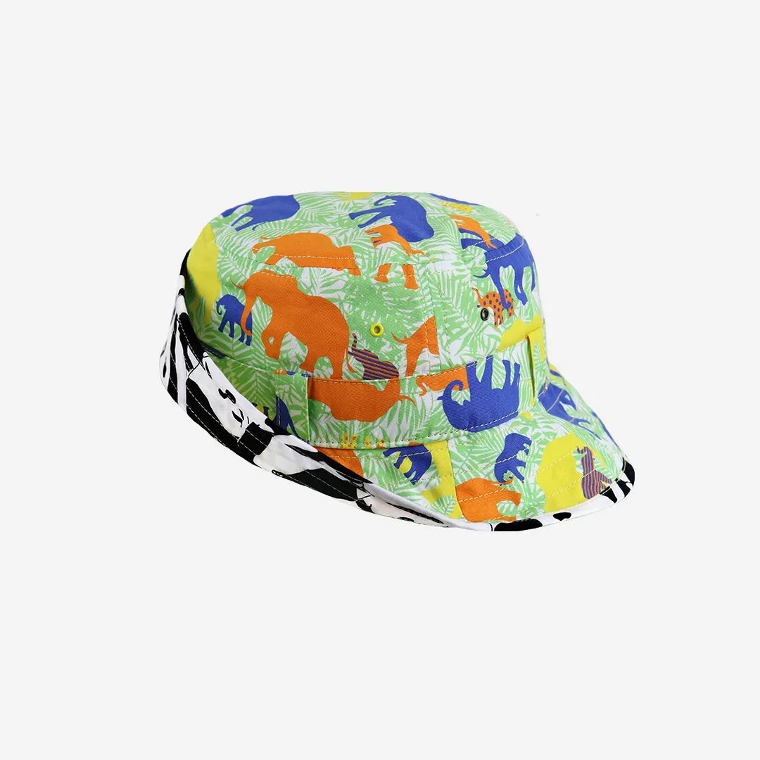 Kids Adventurer Bucket Hat: Ele-folk
