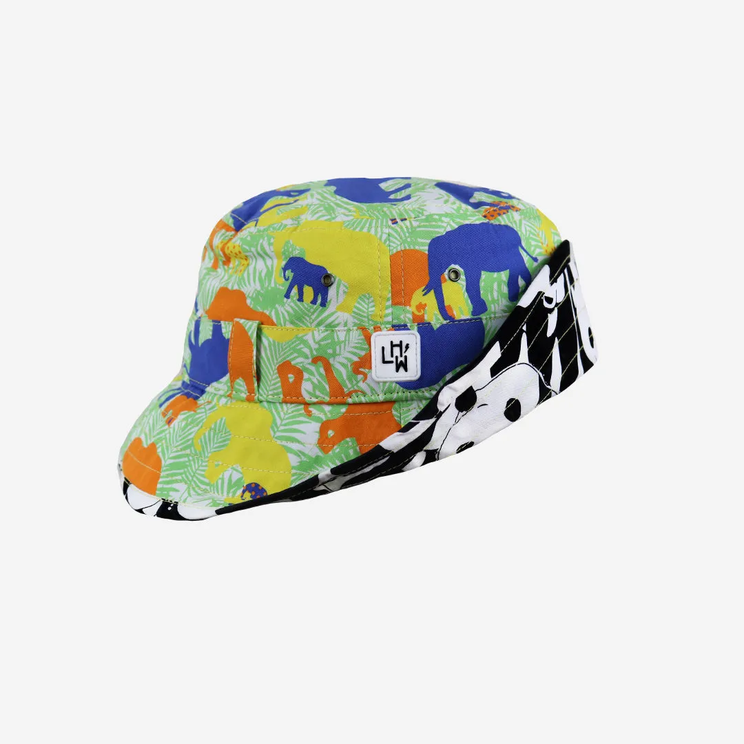 Kids Adventurer Bucket Hat: Ele-folk