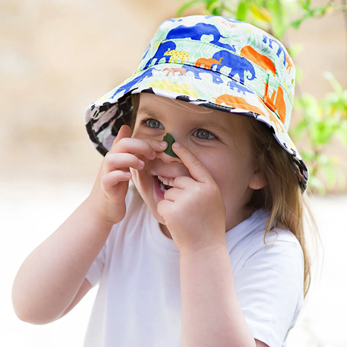 Kids Adventurer Bucket Hat: Ele-folk