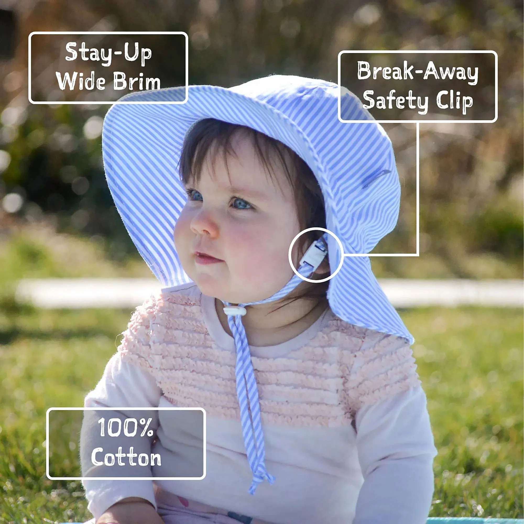 Kids Cotton Floppy Hats | Cherries