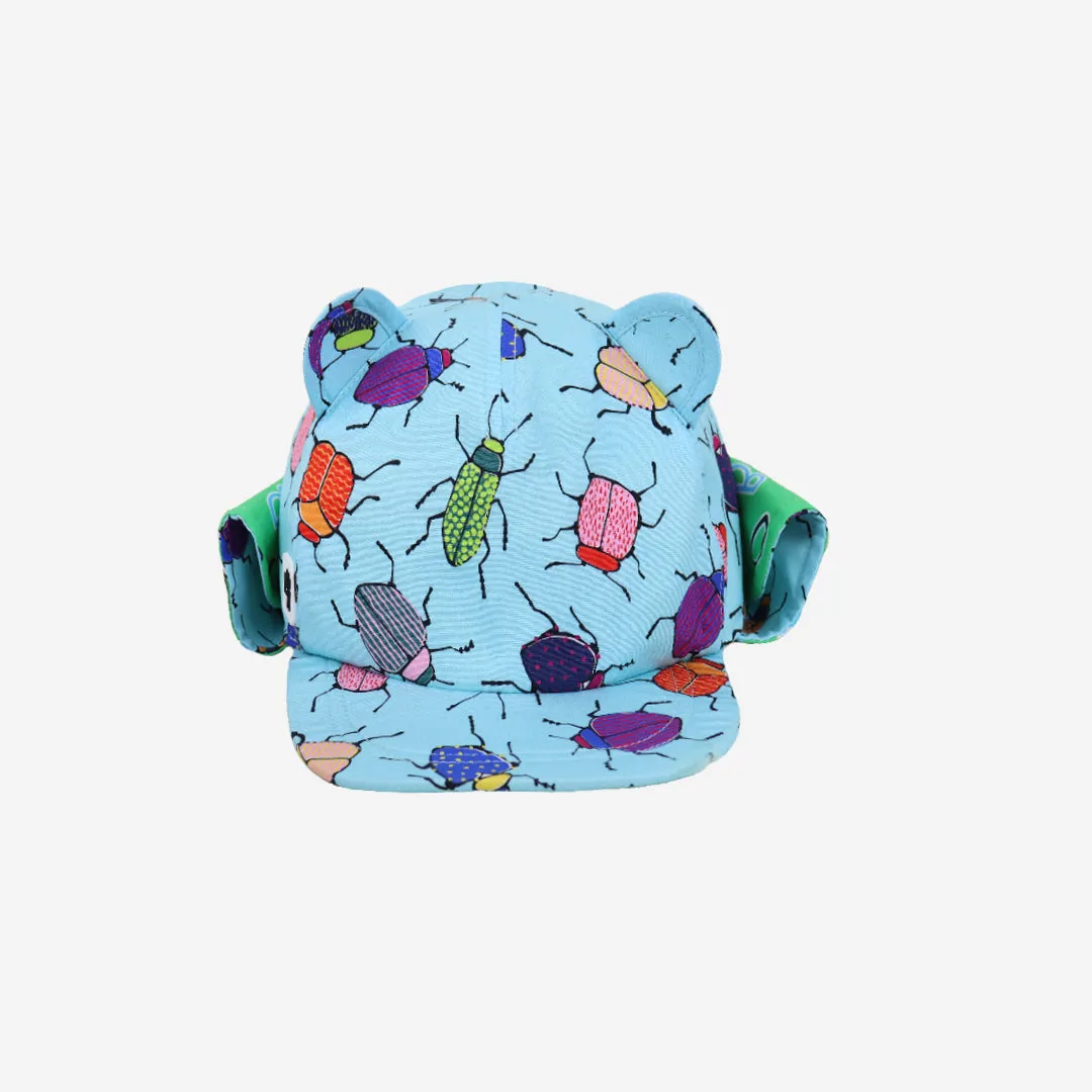 Kids Cub hat with neck flap: Bugs