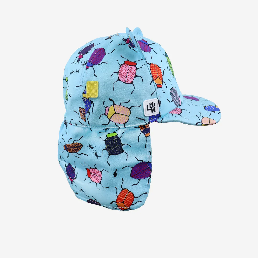 Kids Cub hat with neck flap: Bugs