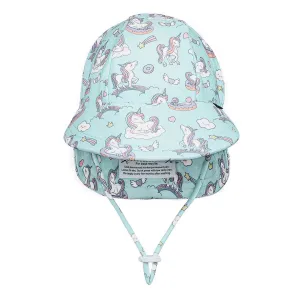 Kids Swim Legionnaire Beach Hat -  Unicorn