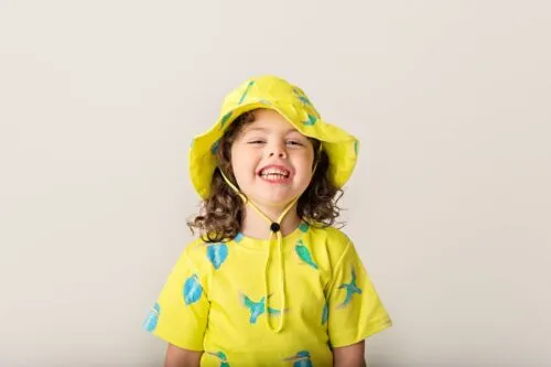 King Fisher Bucket Sun Hat | Organic Cotton | Adjustable Toggle size 000