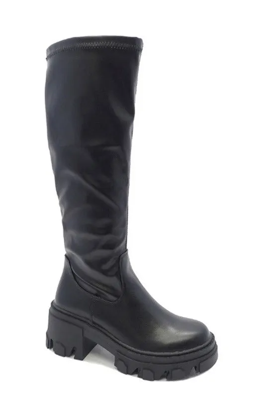 Knee High PU Boot