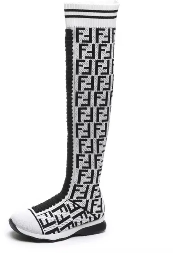 Knee High Sneaker Boot