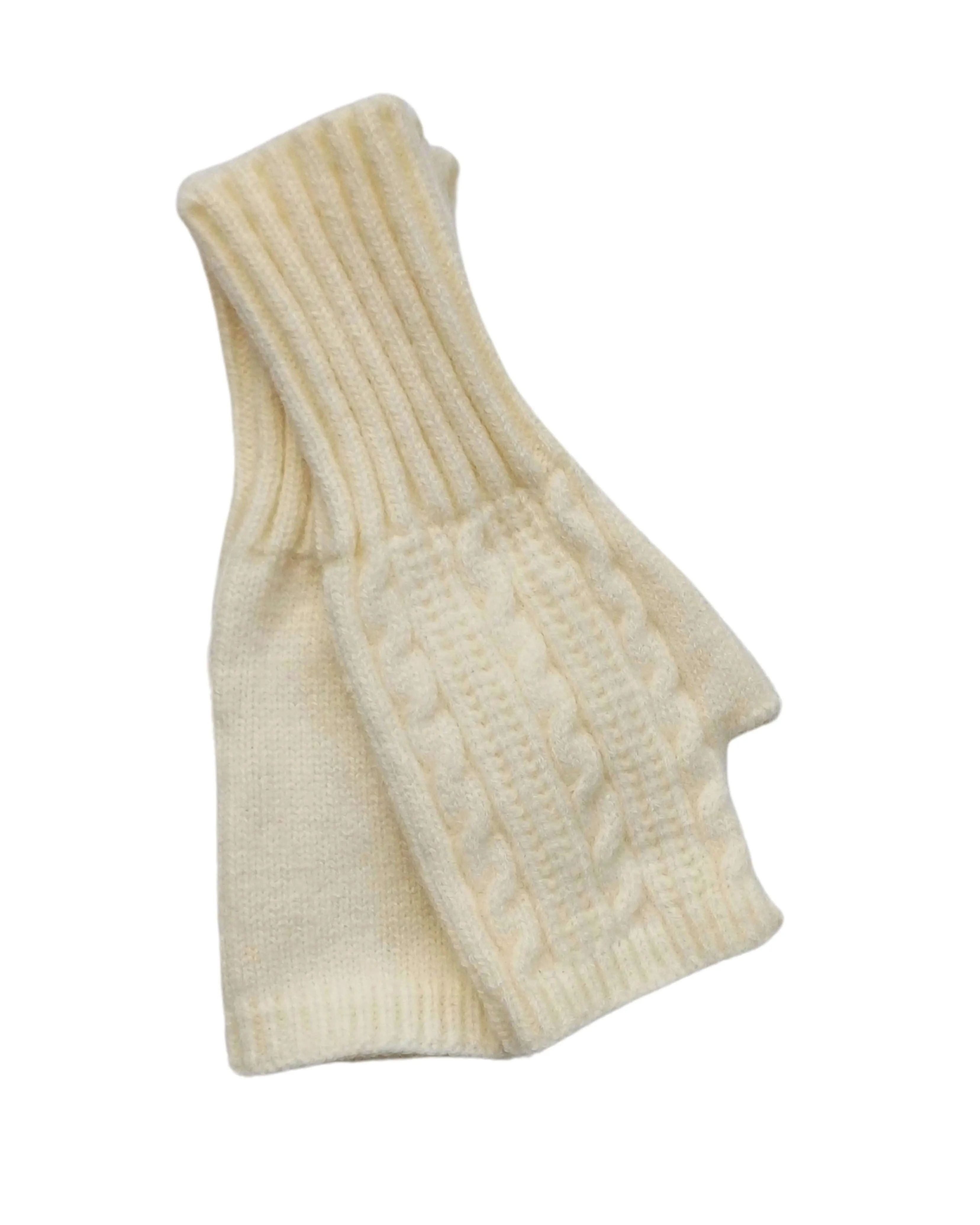 Knitted Beanie and Fingerless Gloves Set