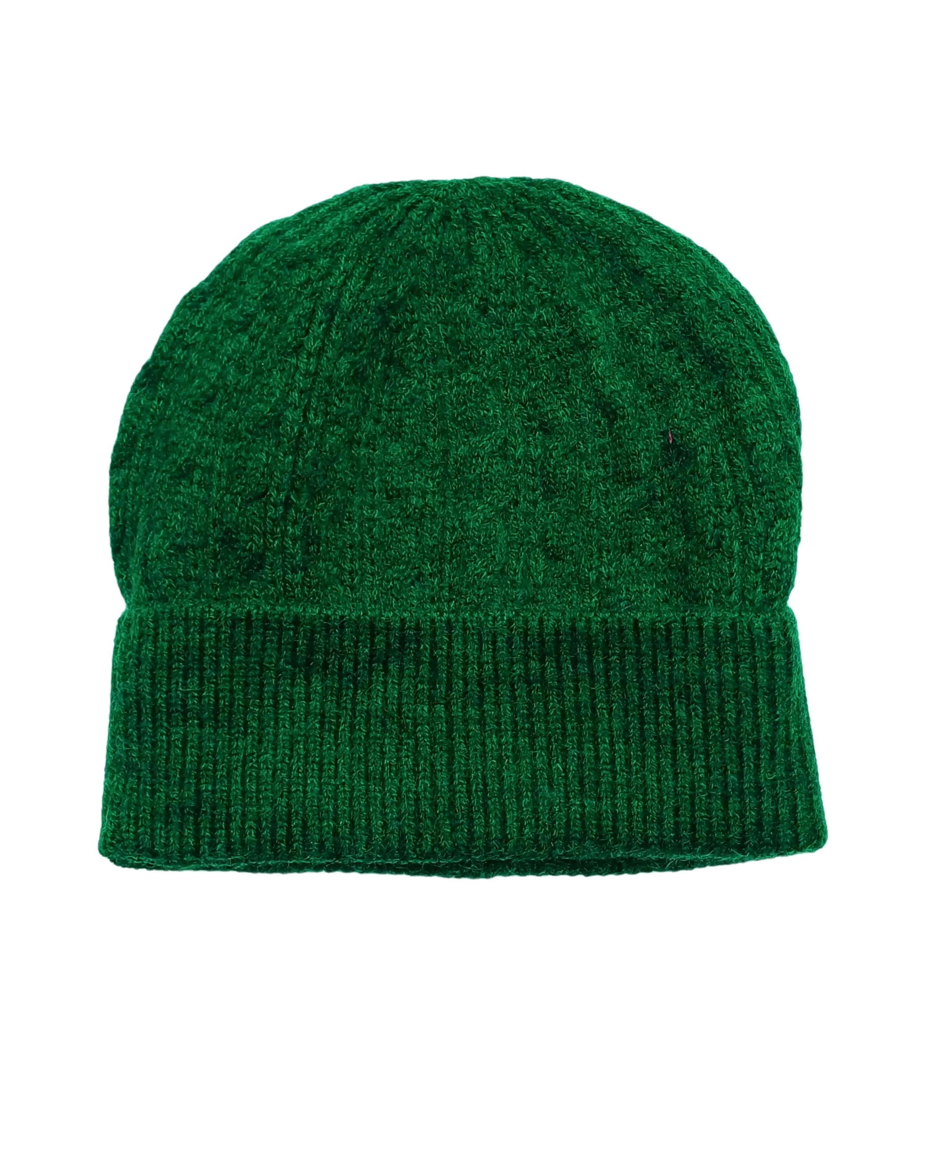 Knitted Beanie and Fingerless Gloves Set