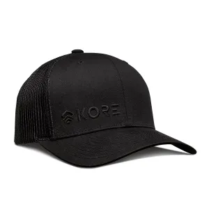 KORE TRUCKER HAT | BLACK ON BLACK
