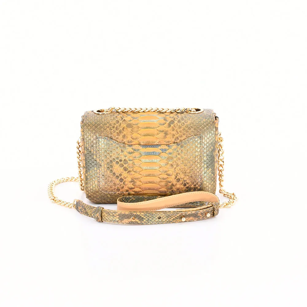 KYRA 3 layers closure with stainless strap combine leather, 2021 collection ,Cream Galaxy
