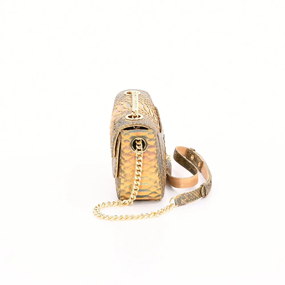 KYRA 3 layers closure with stainless strap combine leather, 2021 collection ,Cream Galaxy