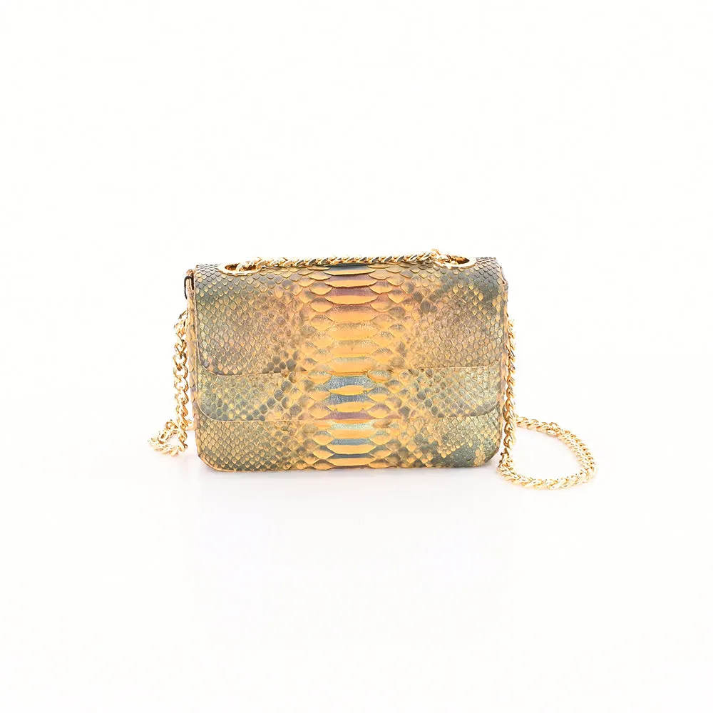 KYRA 3 layers closure with stainless strap combine leather, 2021 collection ,Cream Galaxy