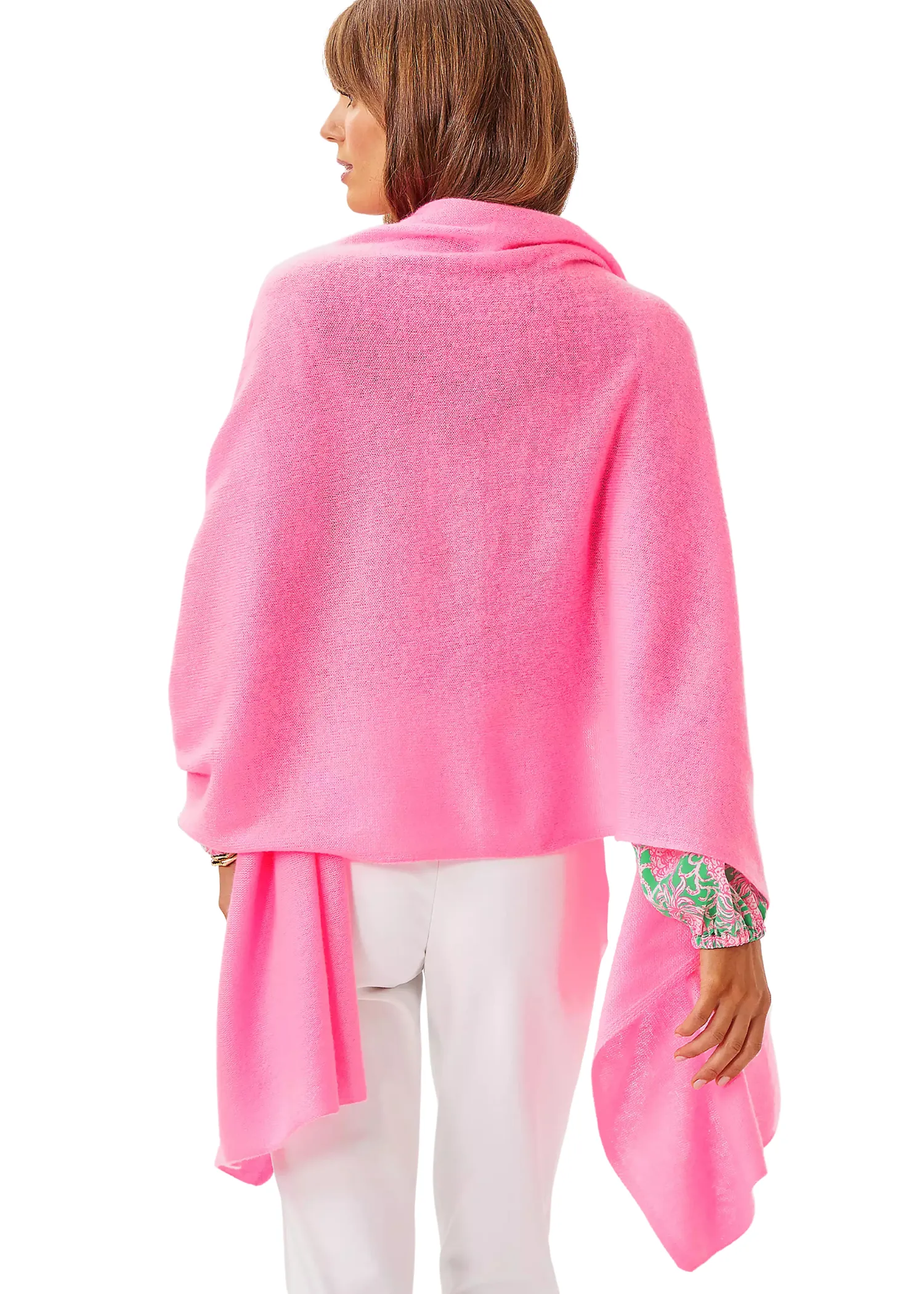 LANELLE CASHMERE WRAP - ROUSSEAU PINK