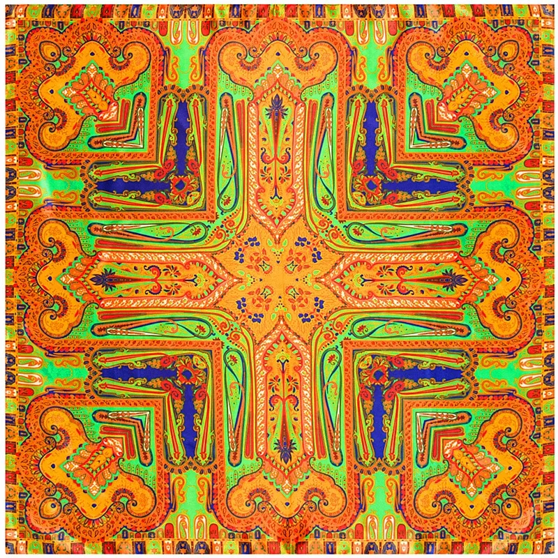 Large Oil Painting Silk Scarf