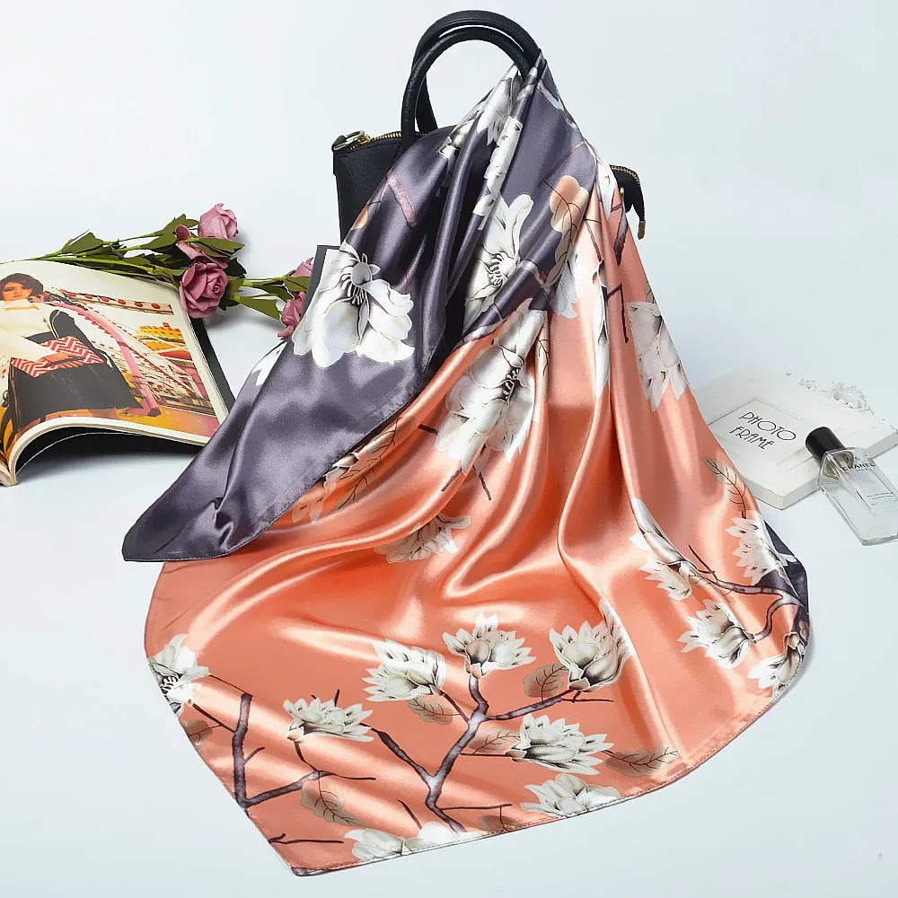 Large Oil Painting Silk Scarf