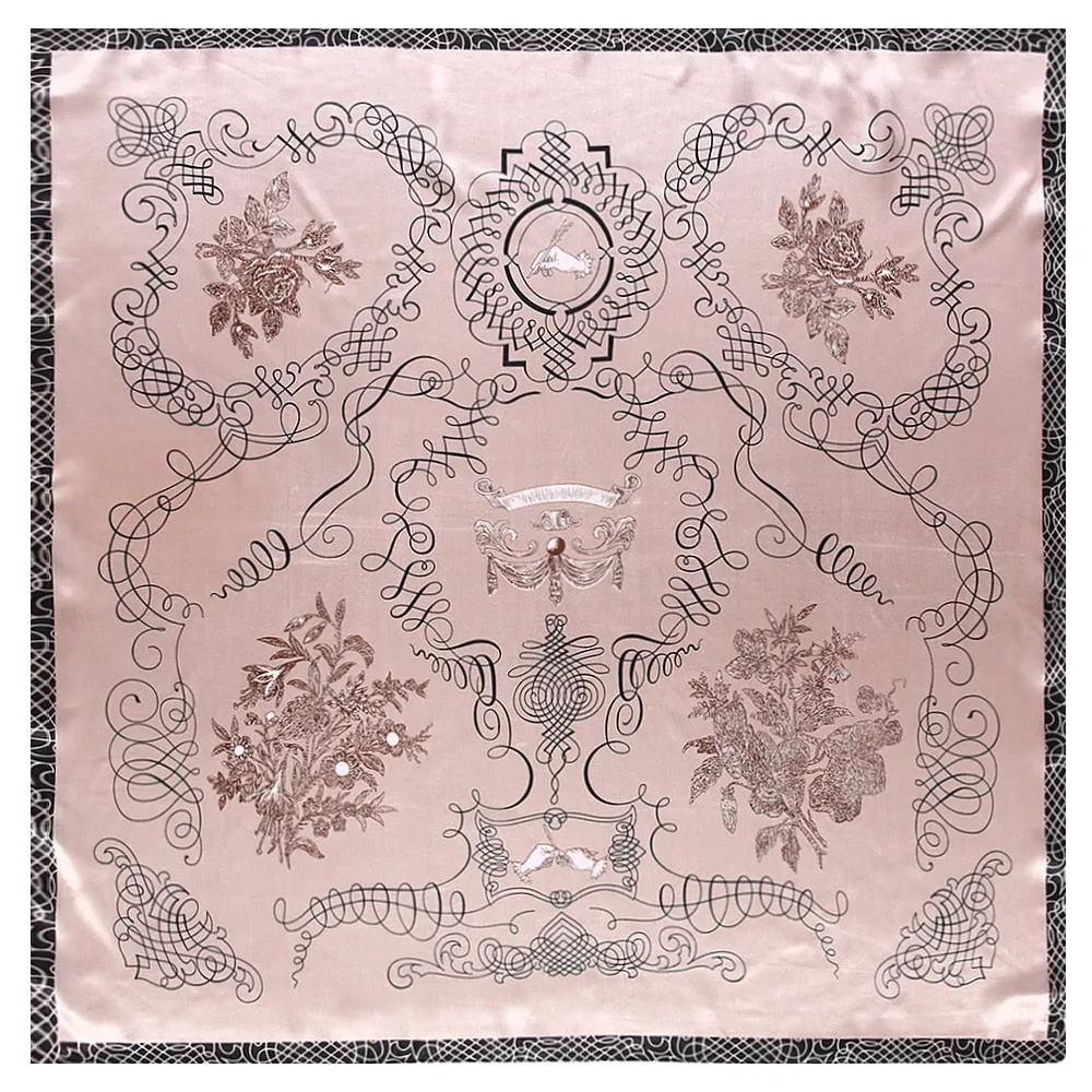 Large Oil Painting Silk Scarf