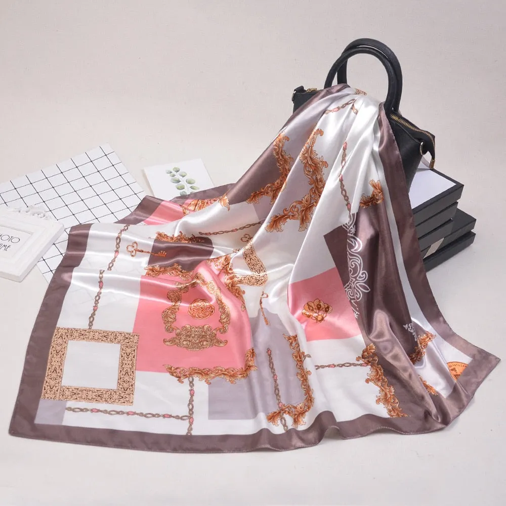 Large Oil Painting Silk Scarf