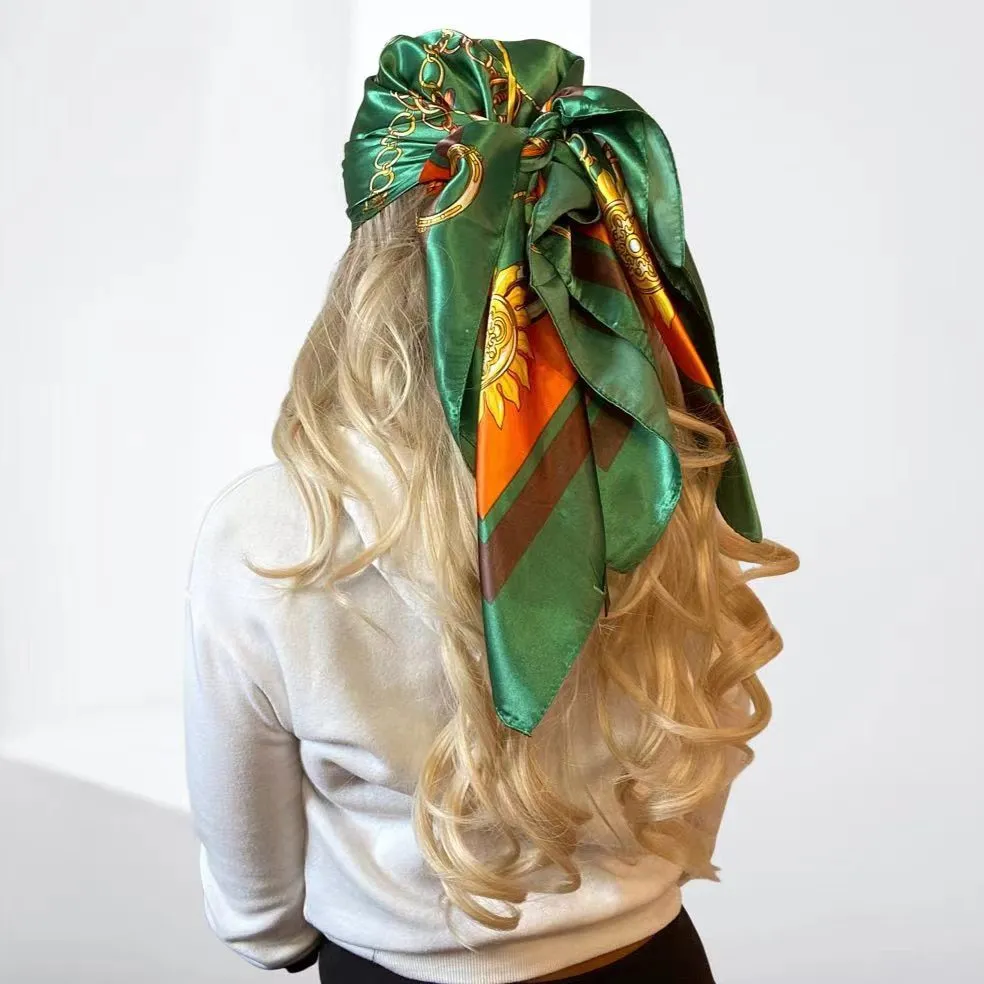 Large Oil Painting Silk Scarf