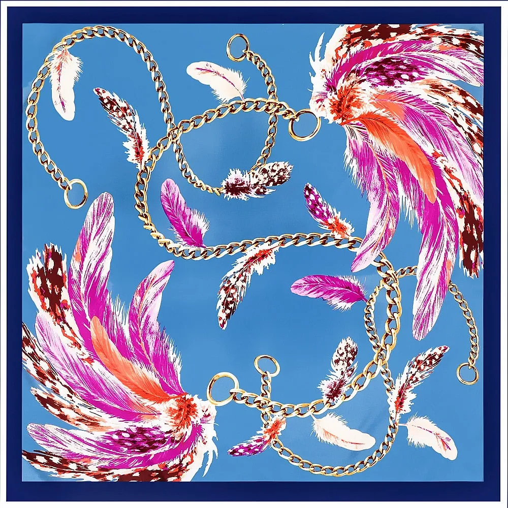 Large Oil Painting Silk Scarf
