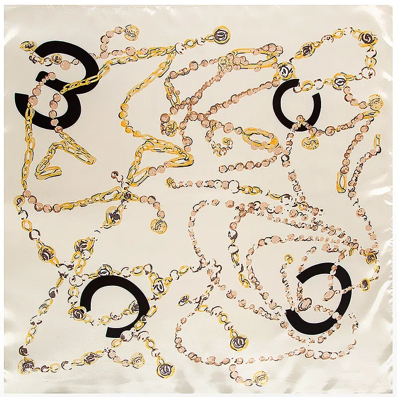 Large Oil Painting Silk Scarf