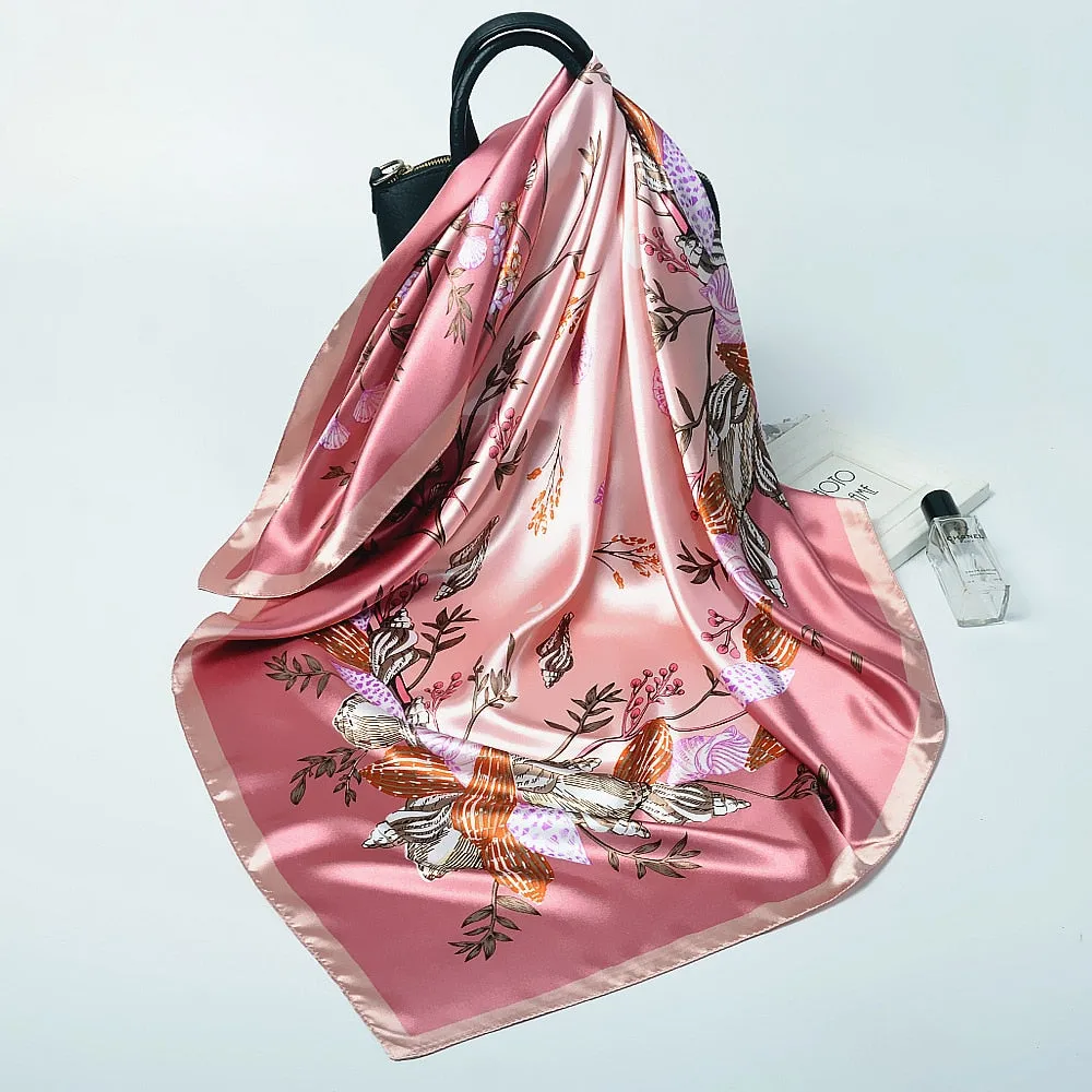 Large Oil Painting Silk Scarf