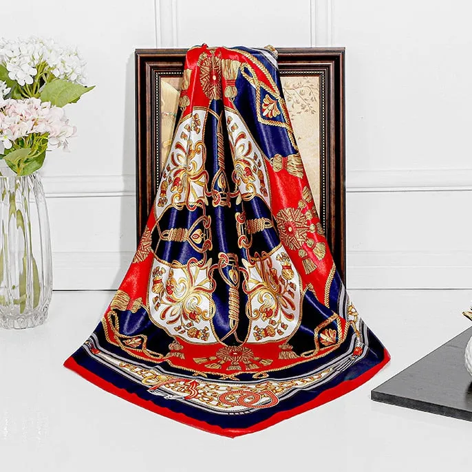 Large Oil Painting Silk Scarf