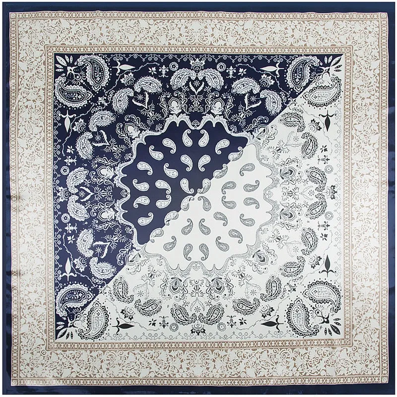 Large Oil Painting Silk Scarf