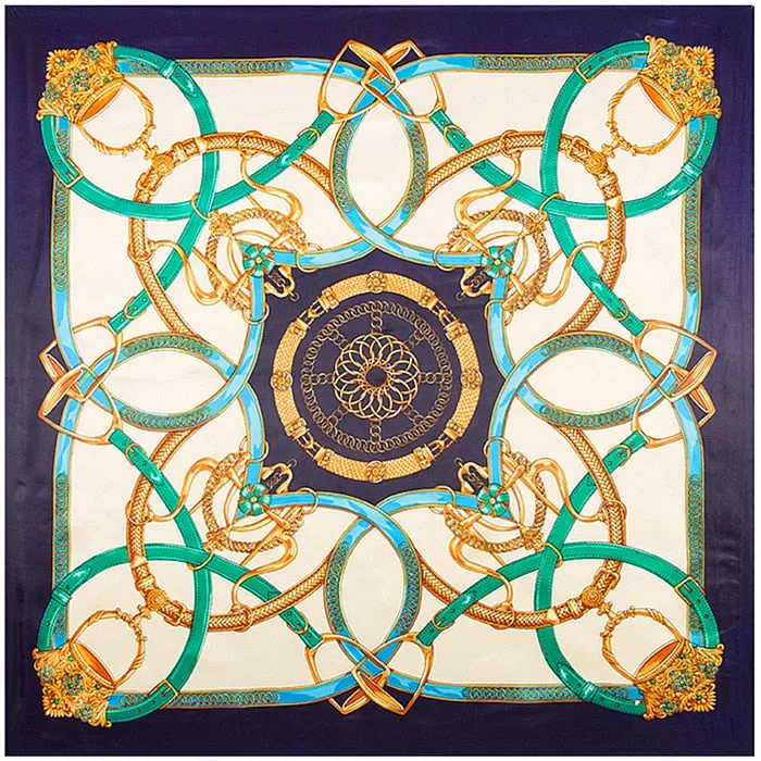 Large Oil Painting Silk Scarf