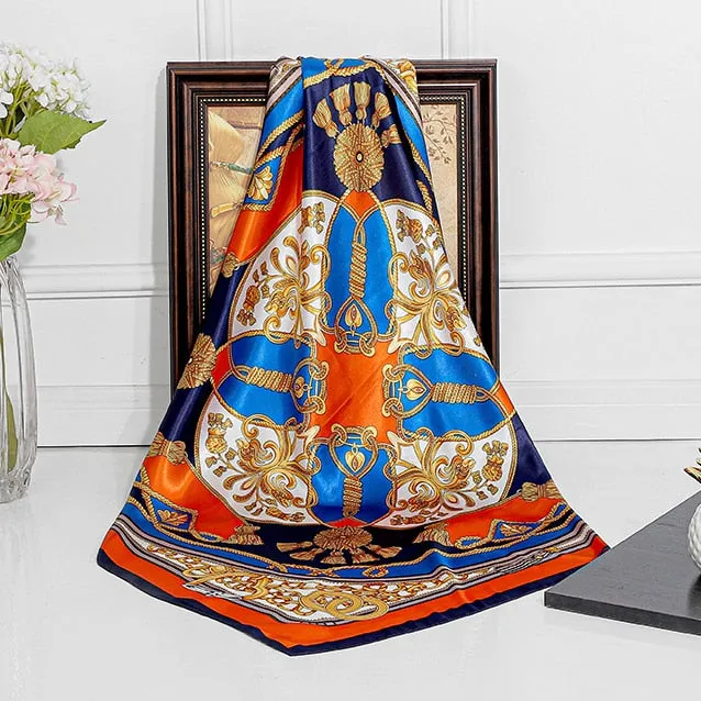 Large Oil Painting Silk Scarf