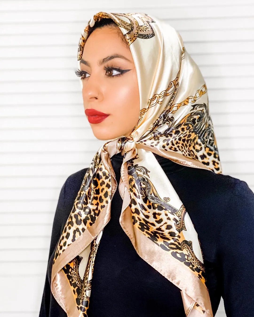 Large Oil Painting Silk Scarf