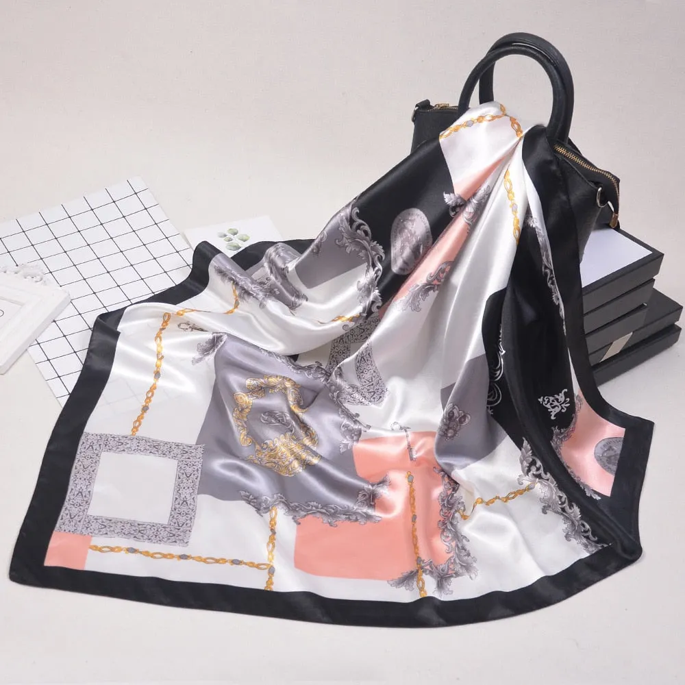 Large Oil Painting Silk Scarf