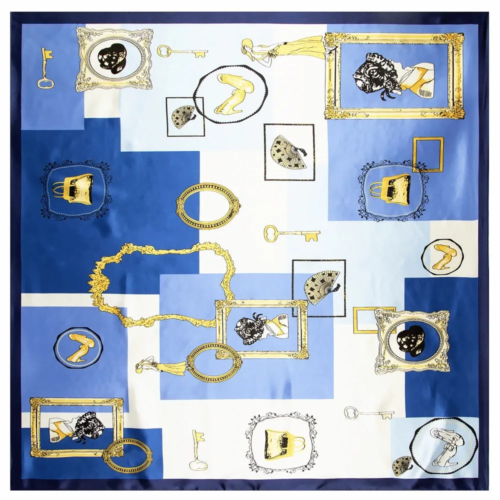 Large Oil Painting Silk Scarf