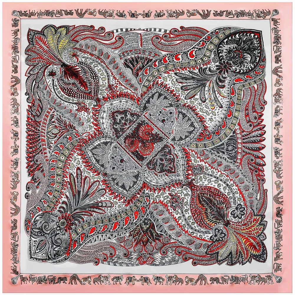 Large Oil Painting Silk Scarf
