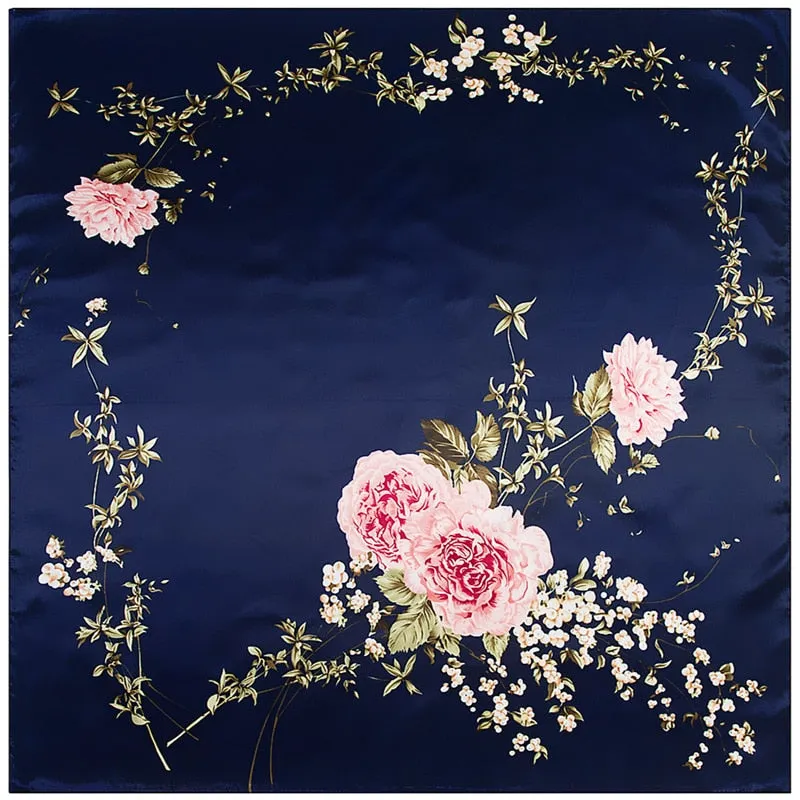 Large Oil Painting Silk Scarf