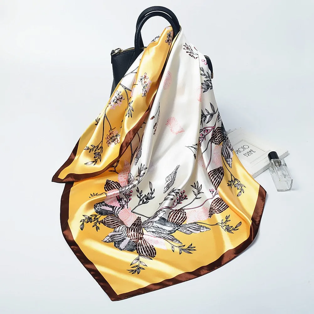 Large Oil Painting Silk Scarf
