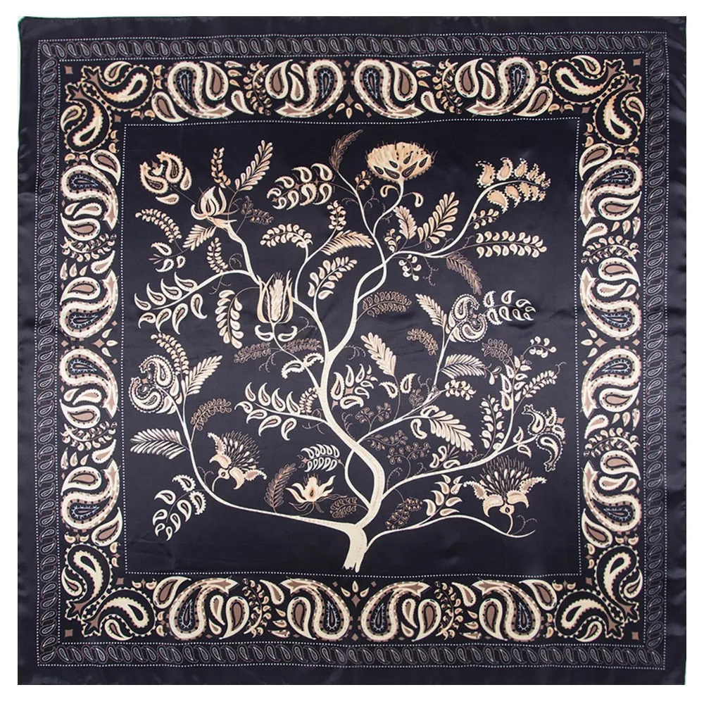 Large Oil Painting Silk Scarf