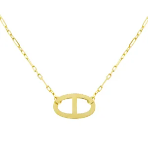Large Thin Mariner Link Necklace