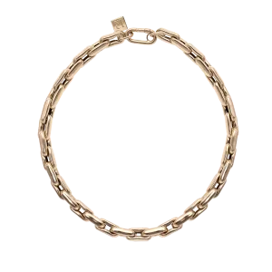 LAUREN - 14K Yellow Gold Small Links Necklace