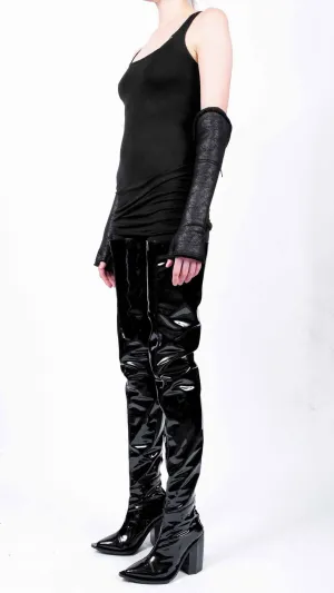 Leather Effect Gloves